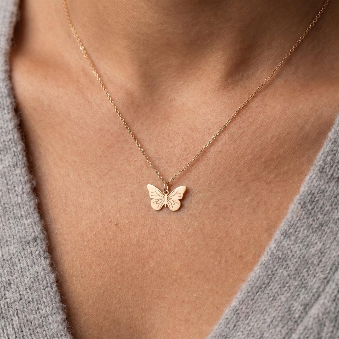 Butterfly Insect Necklace Charm