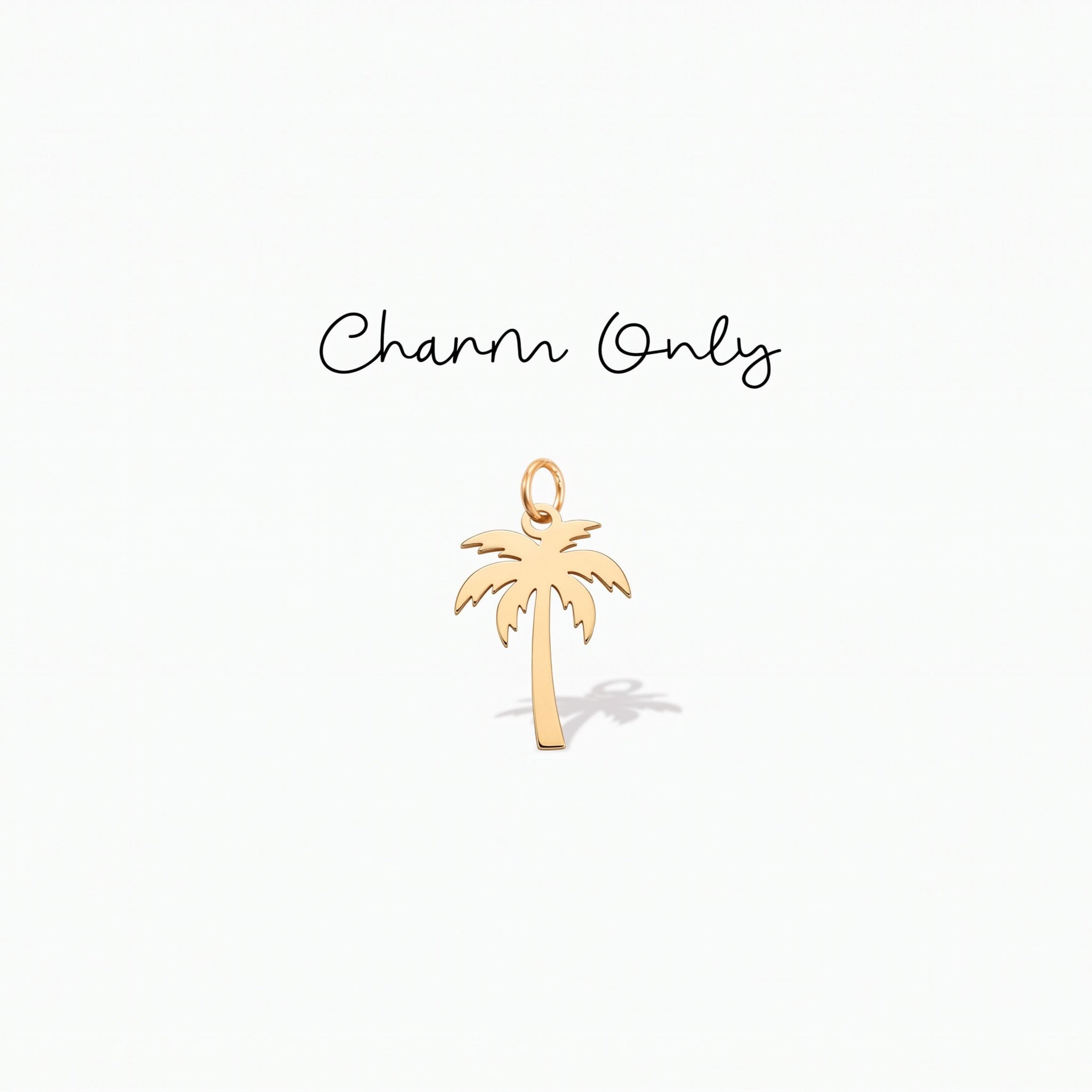 Palm Tree Necklace Charm