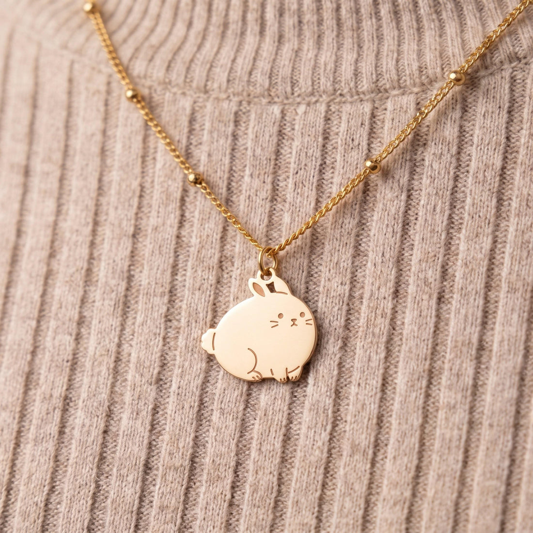 Rabbit Bunny Necklace Charm
