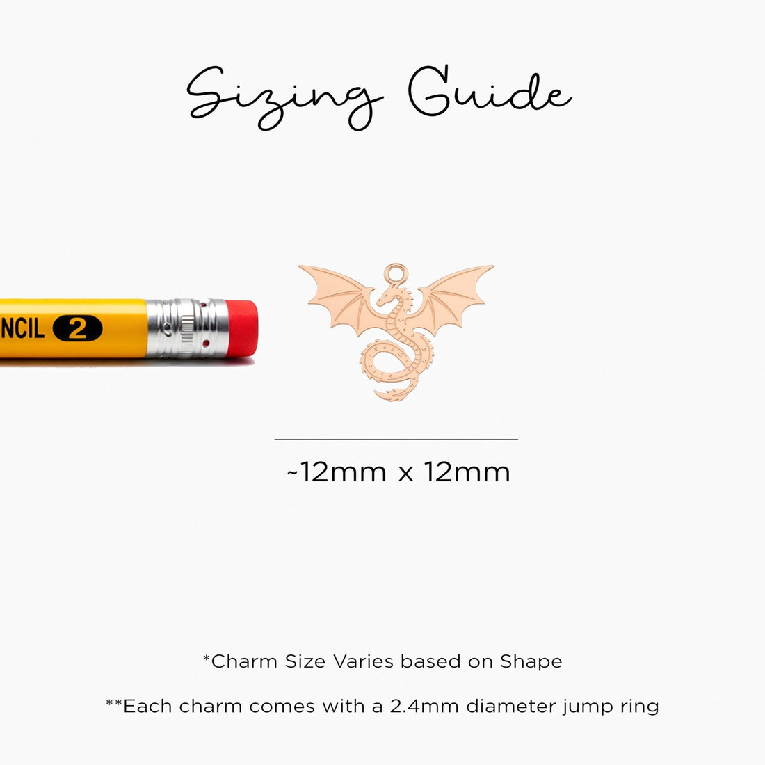 Winged Dragon Necklace Charm