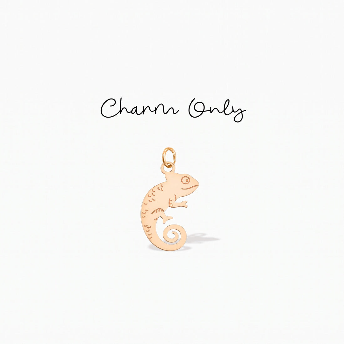 Chameleon Lizard Necklace Charm