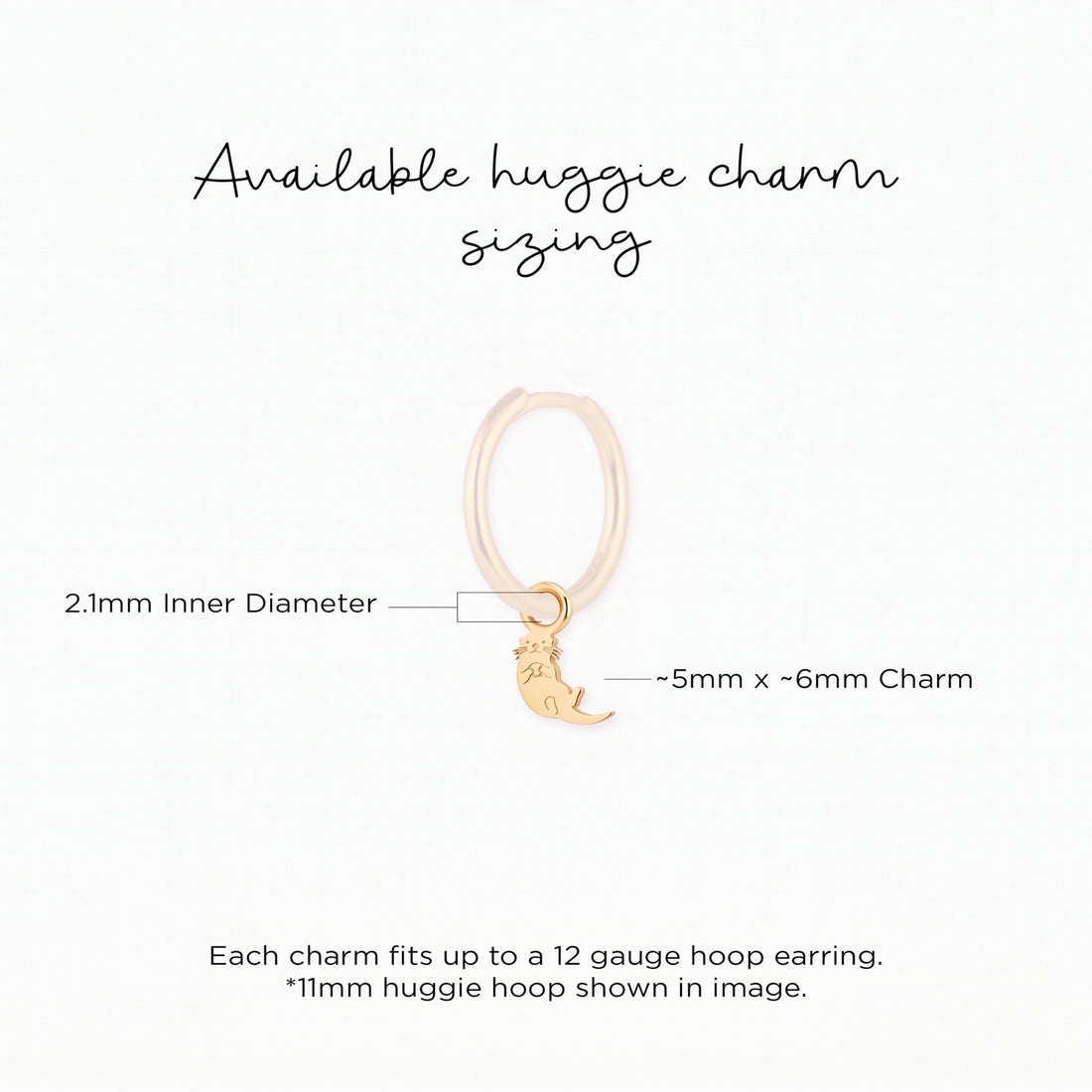 Dainty Sea Otter Charm