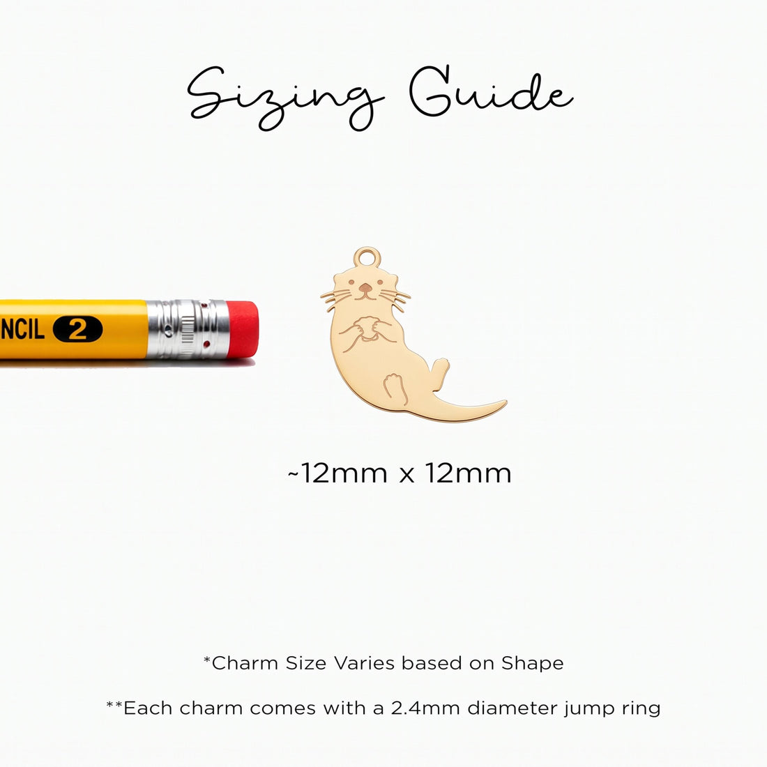 Dainty Sea Otter Charm