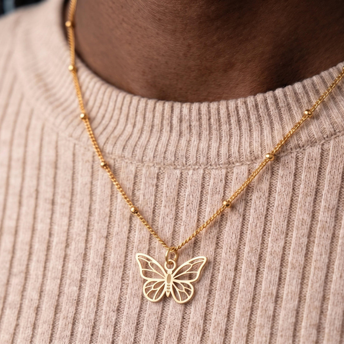 Butterfly Wing Cutout Charm