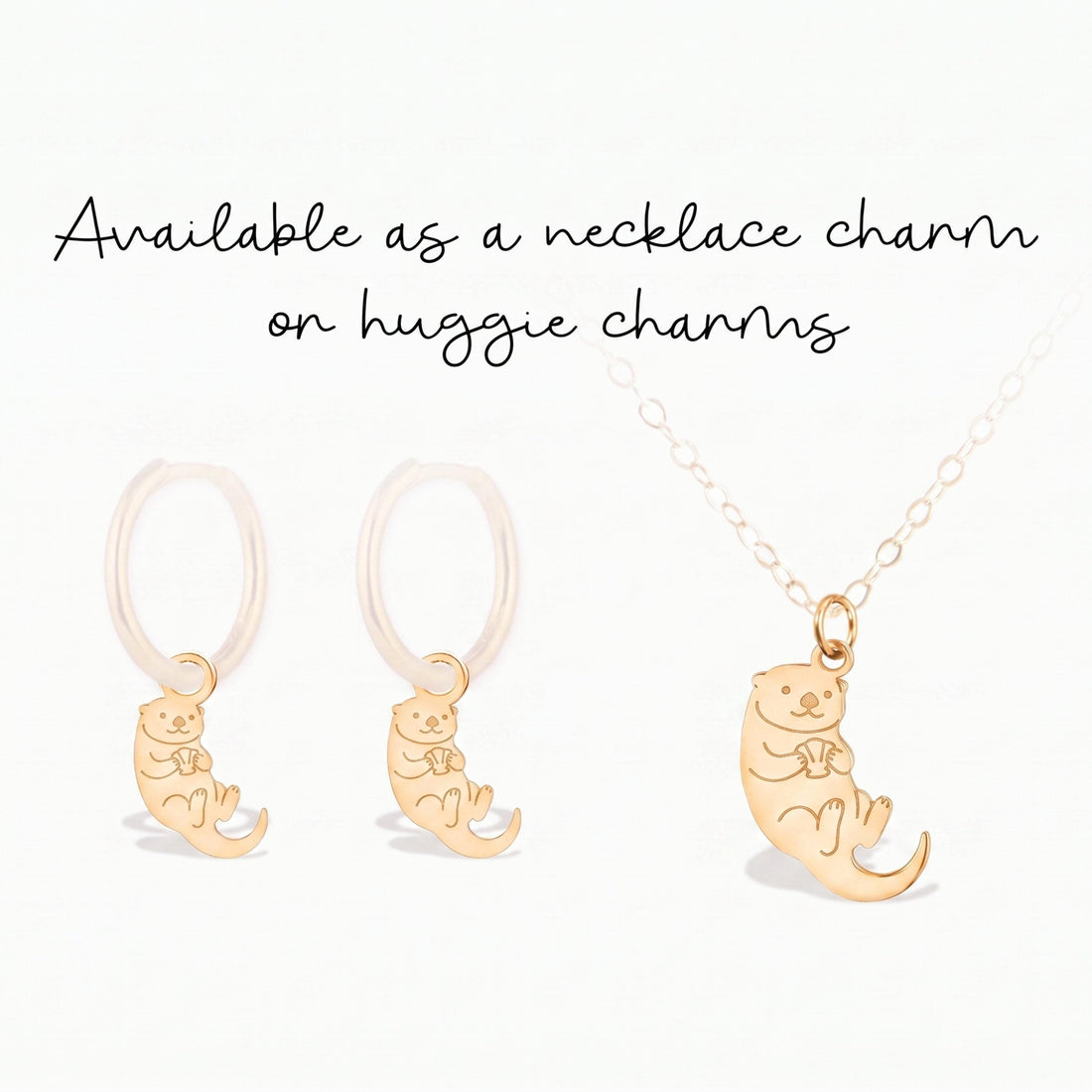 Sea Otter Necklace Charm