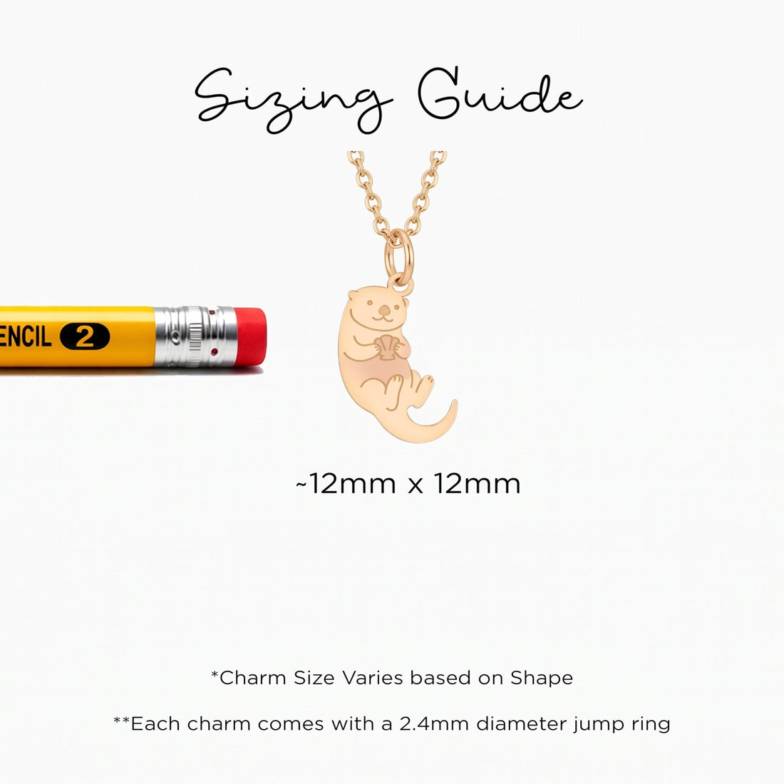 Sea Otter Necklace Charm