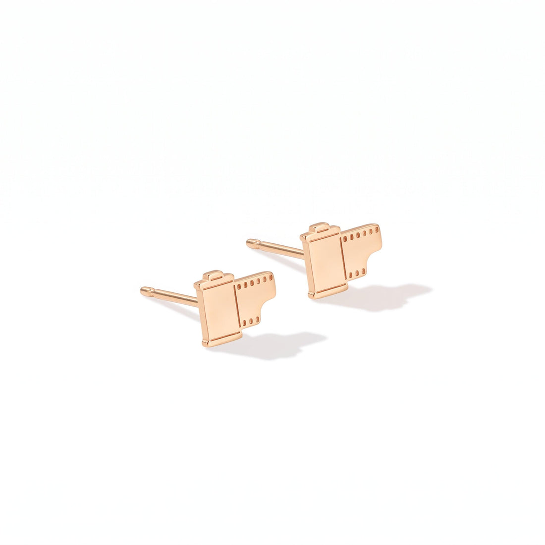 Film Roll Charm Stud Earrings