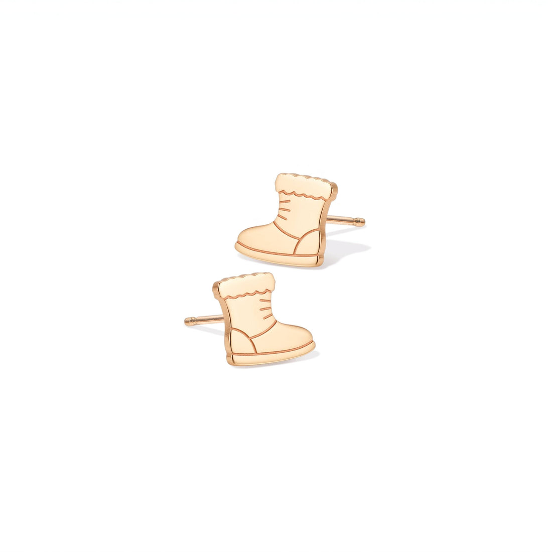 Winter Boot Charm Stud Earrings