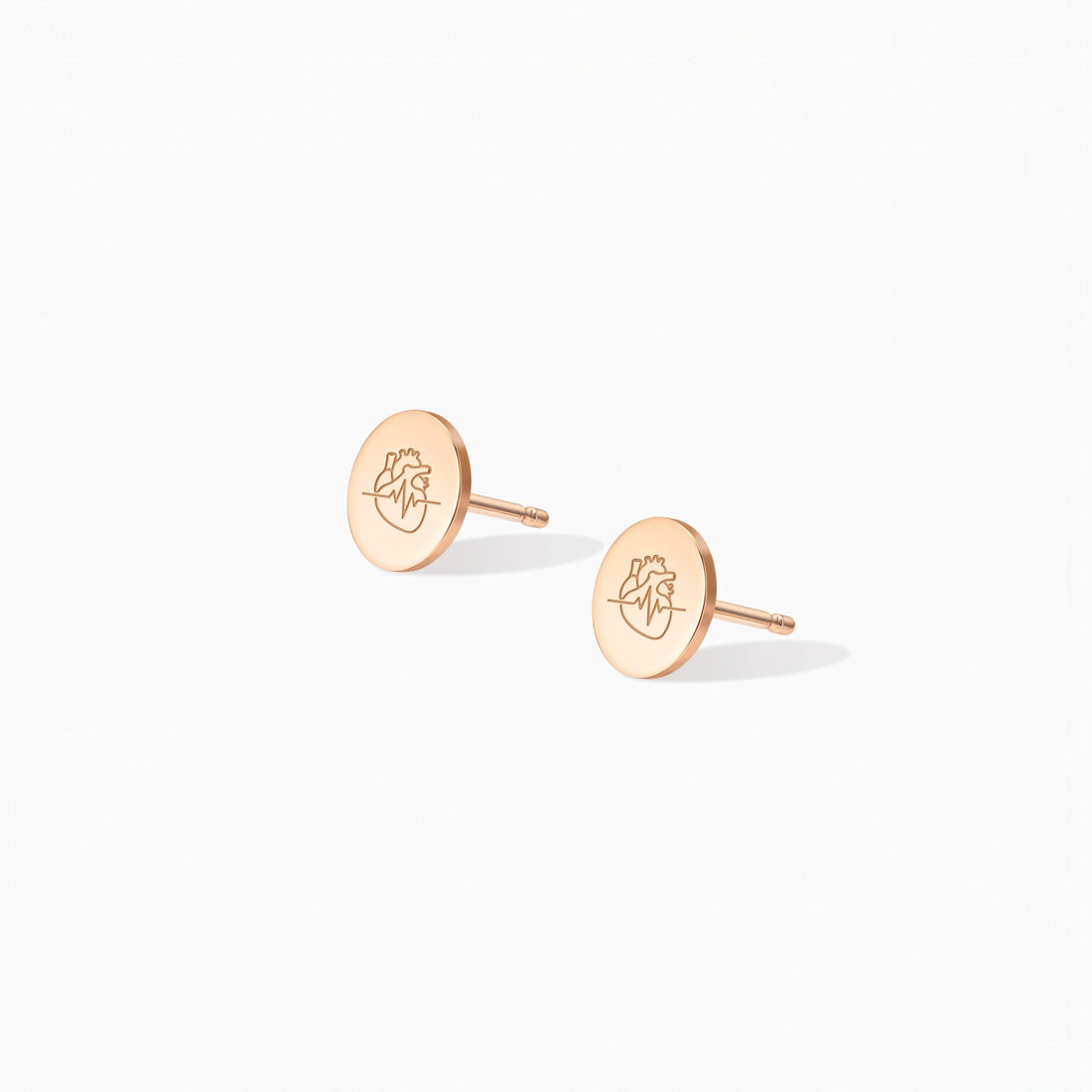 Anatomical Heart Stud Earrings