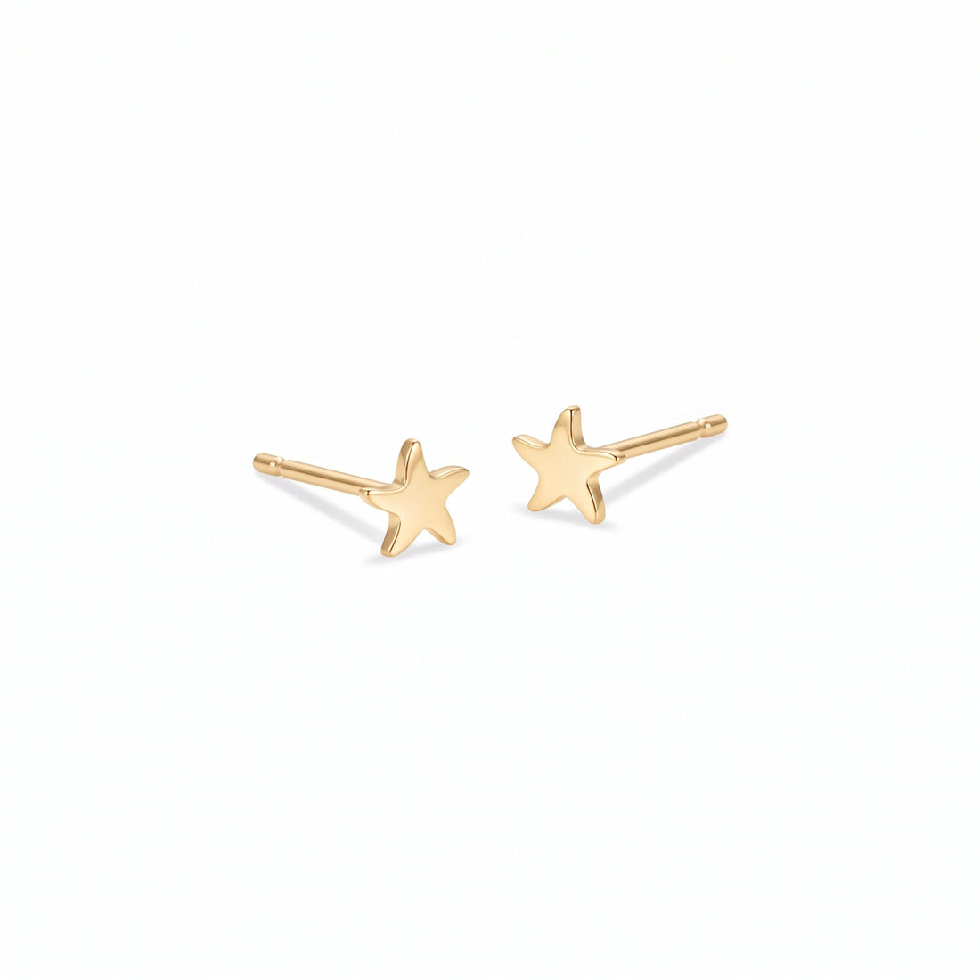 Star Charm Stud Earrings
