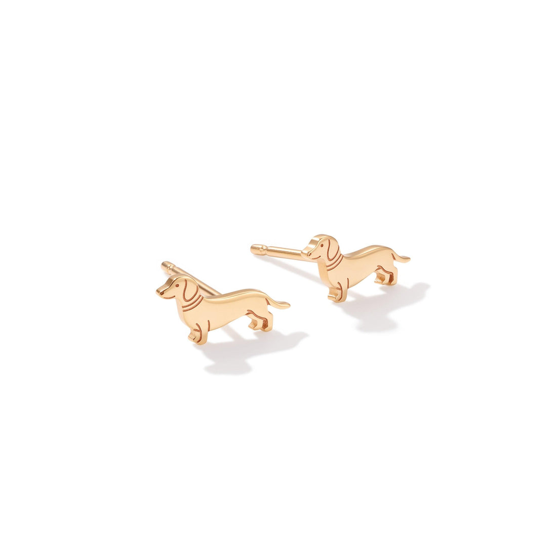 Dachshund Dog Stud Earrings