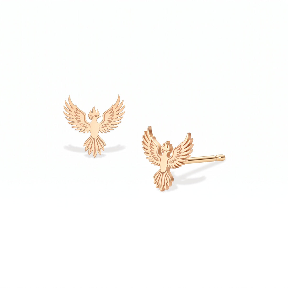 Phoenix Bird Stud Earrings