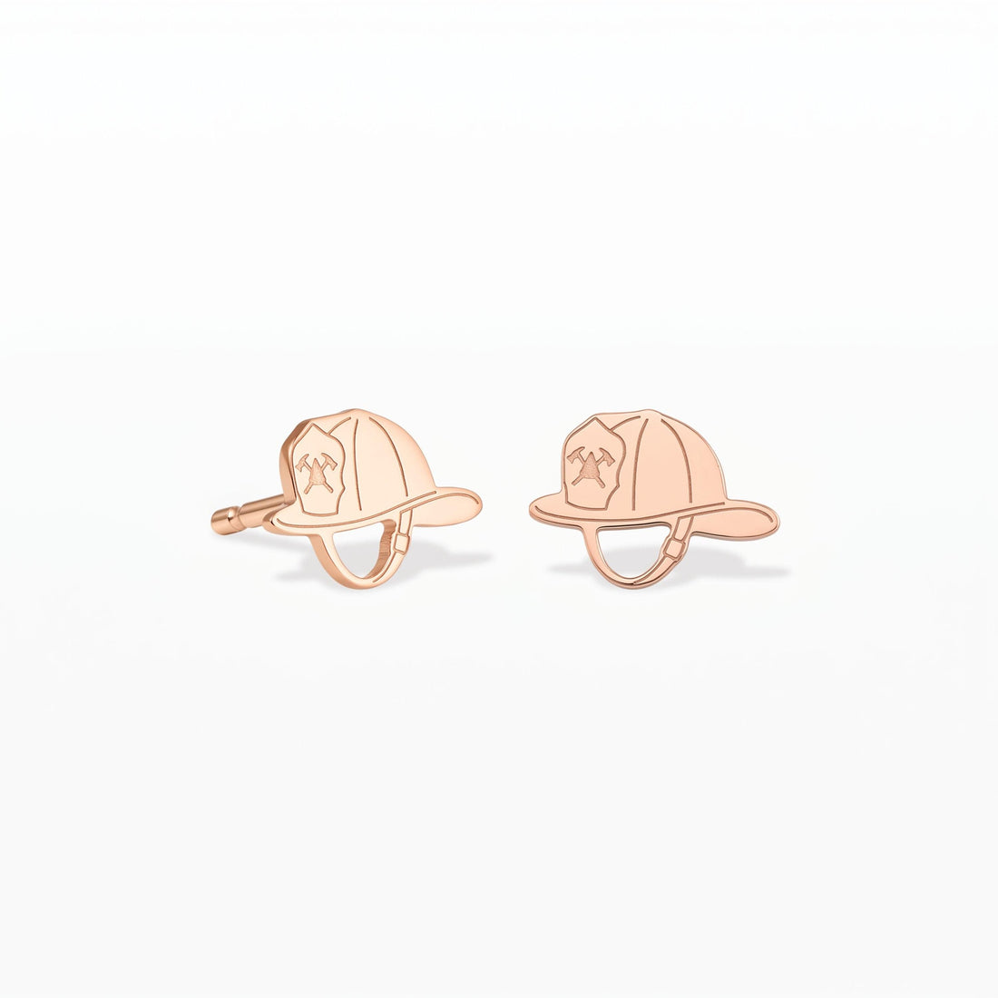 Firefighter Helmet Stud Earrings