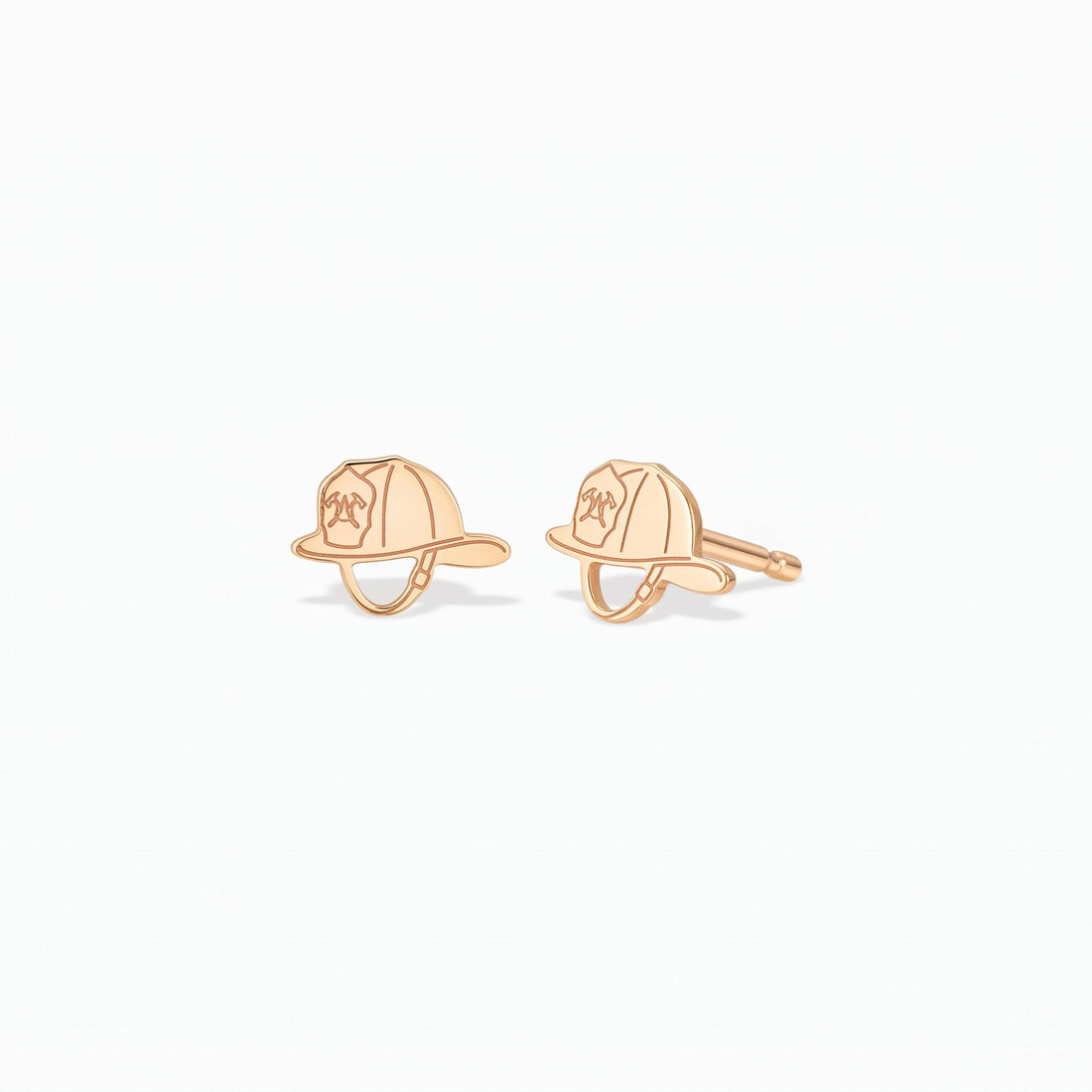 Firefighter Helmet Stud Earrings