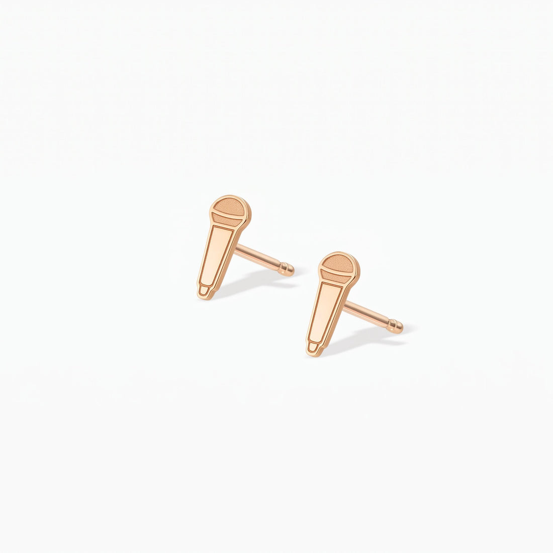 Microphone Singer Stud Earrings