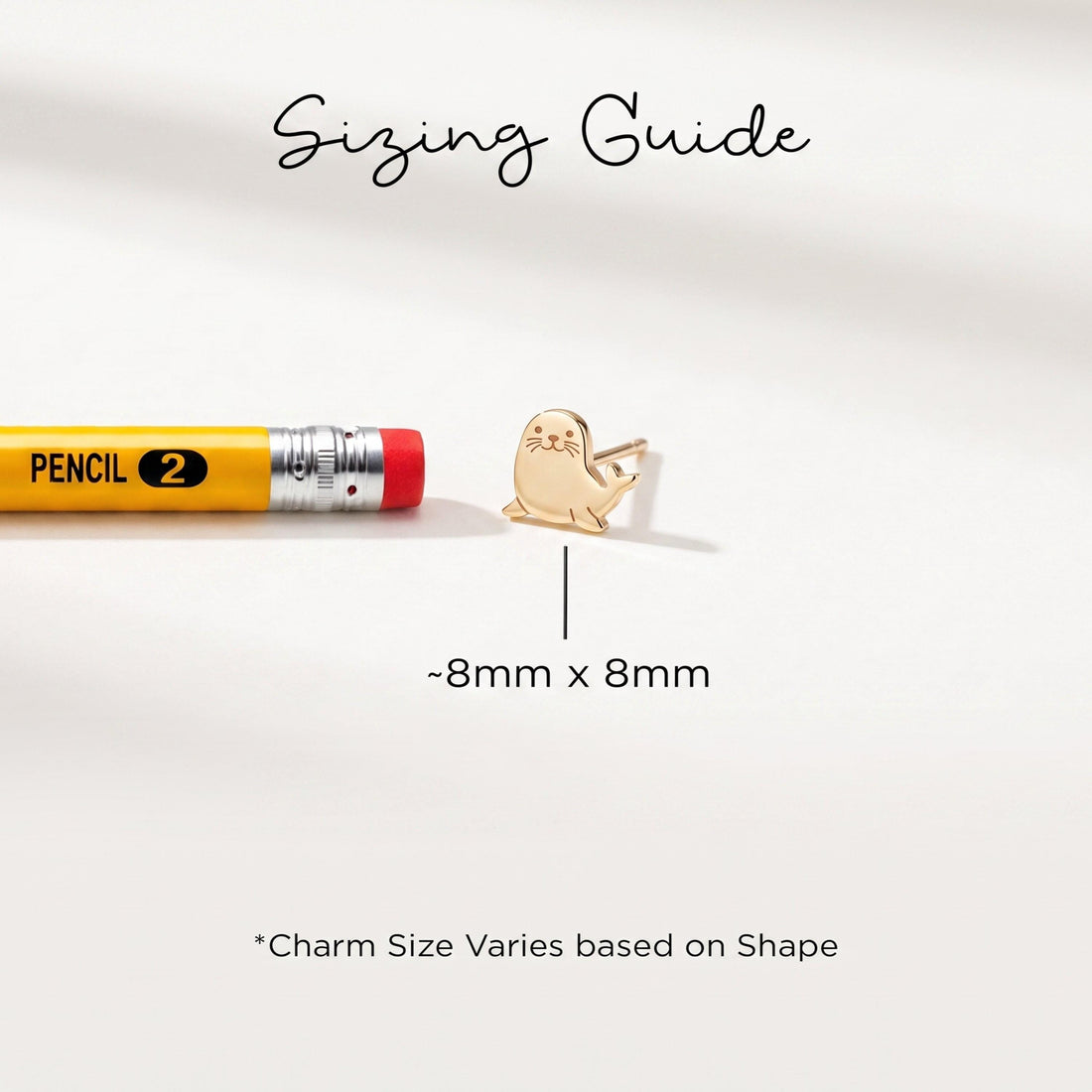 Seal Pup Stud Earrings