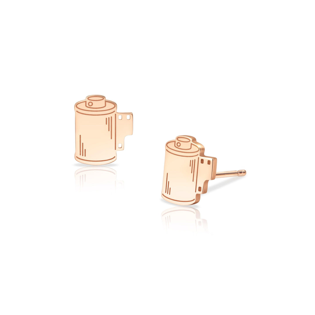 Film Roll Stud Earrings