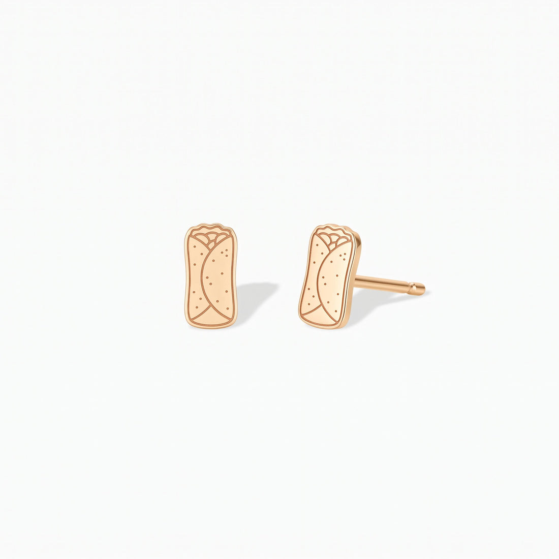 Burrito Charm Stud Earrings