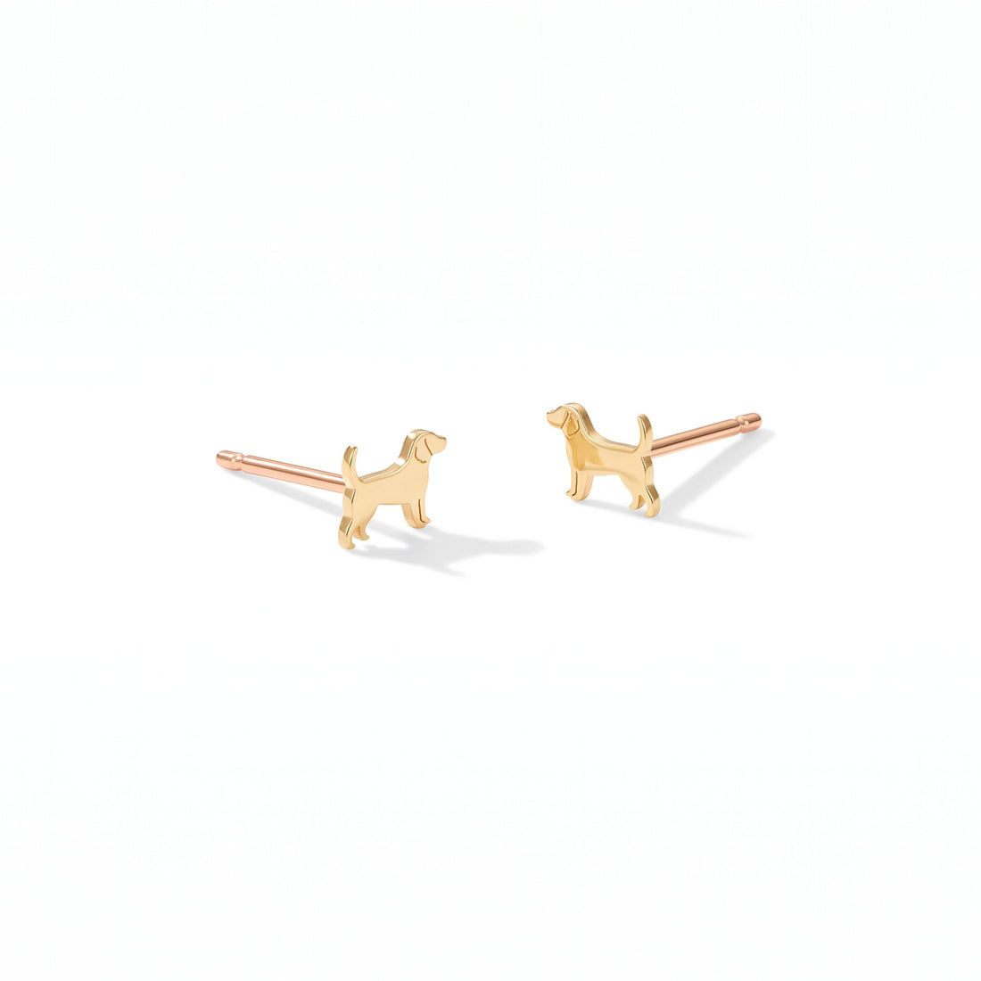 Labrador Retriever Charm Stud Earrings