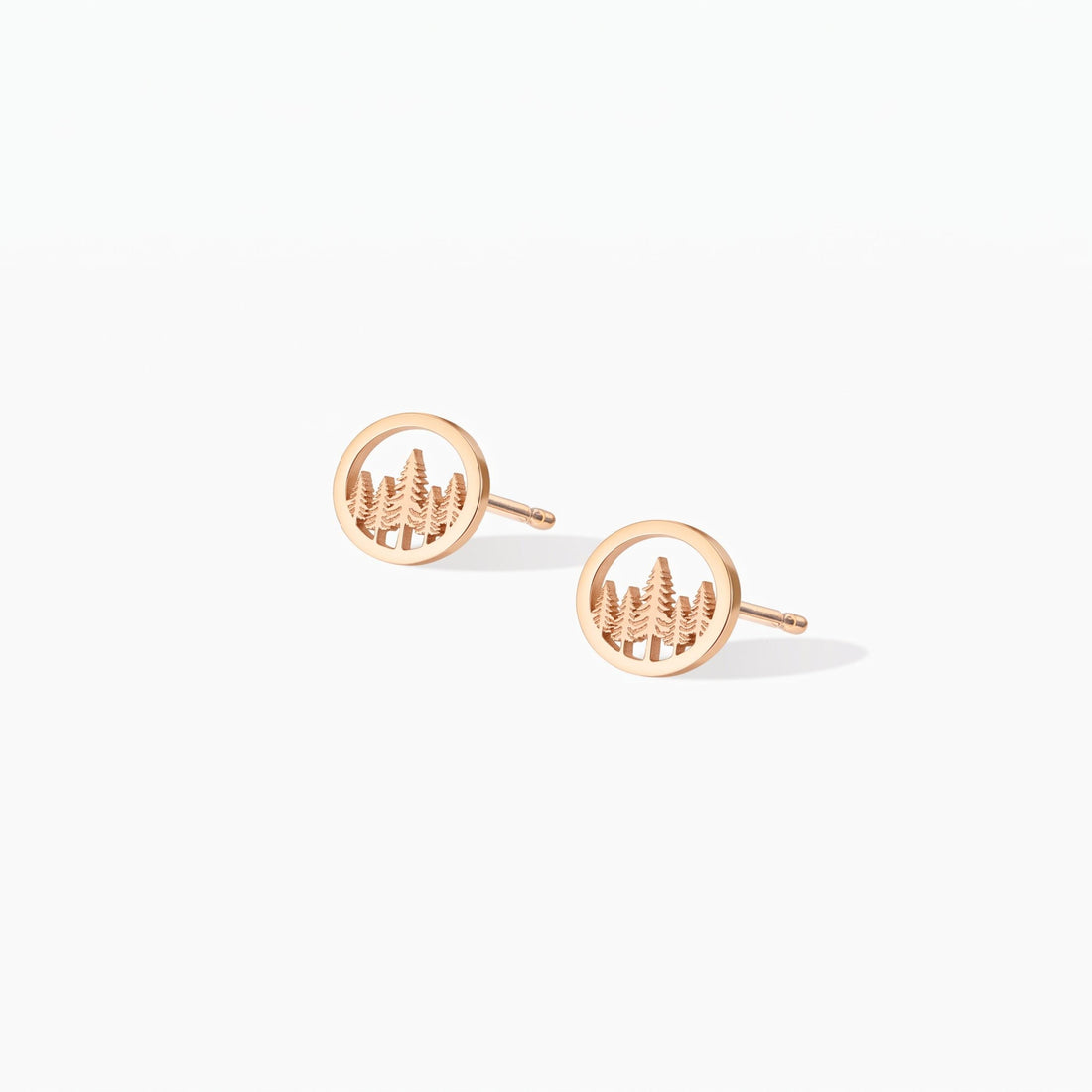 Pine Forest Charm Stud Earrings