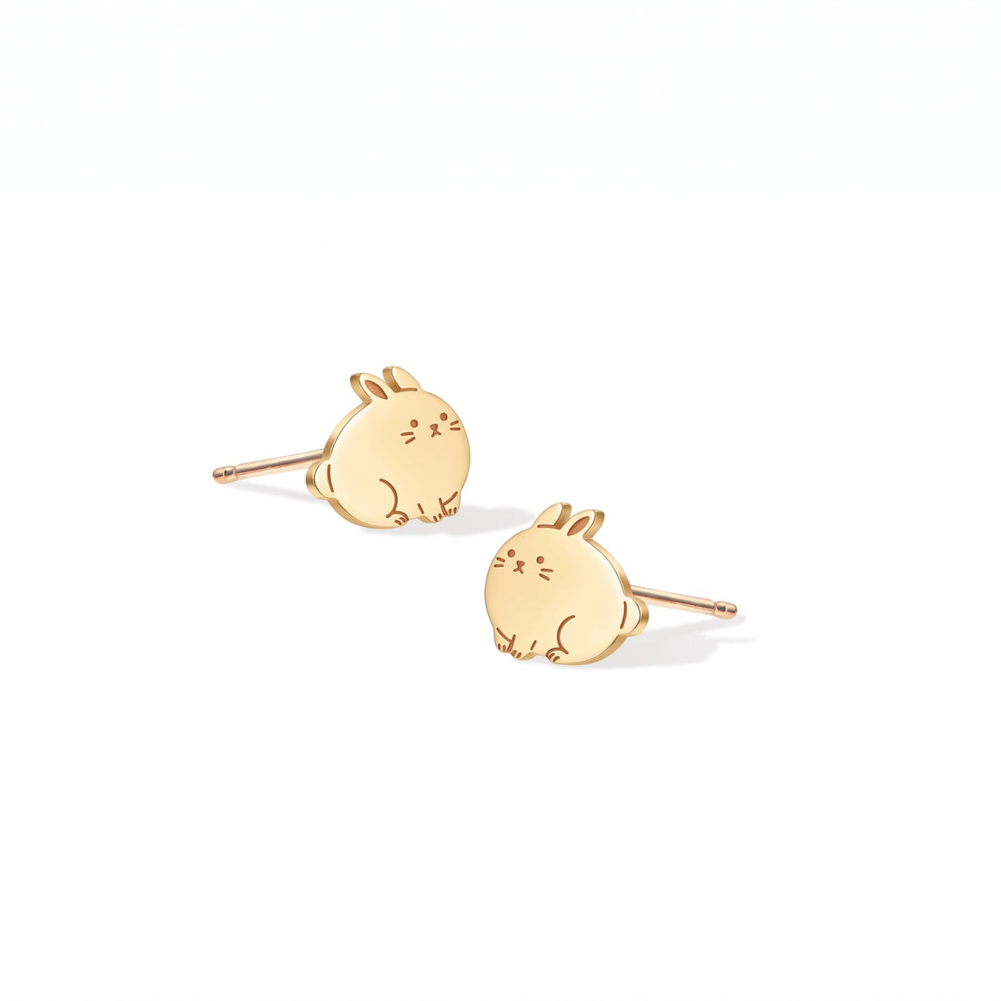 Bunny Rabbit Chubby Stud Earrings
