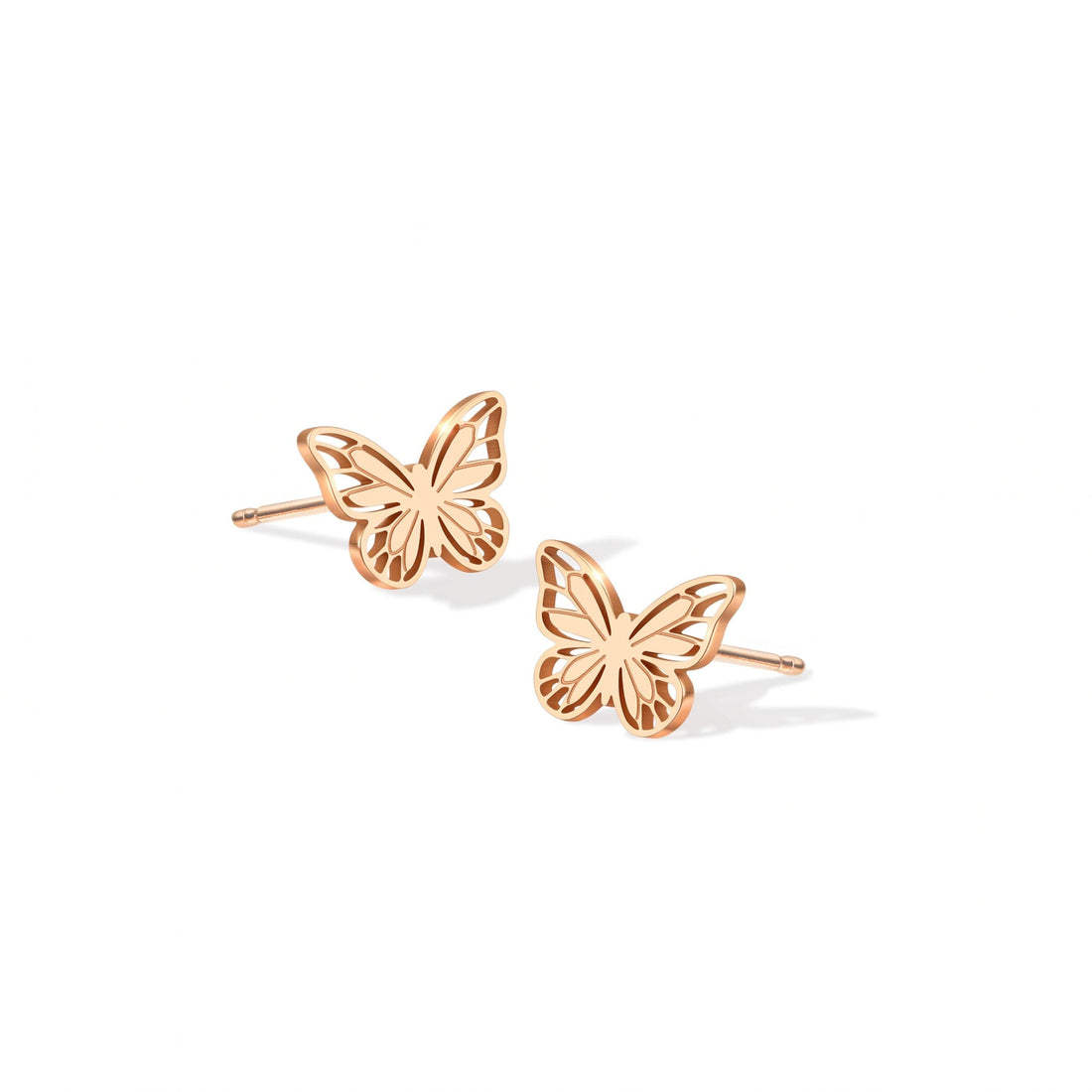 Butterfly Cutout Stud Earrings