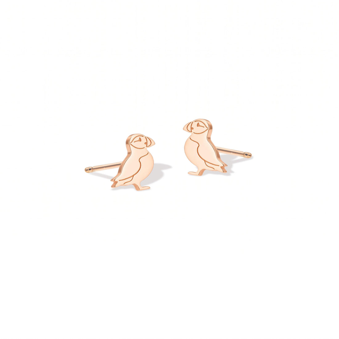 Puffin Bird Stud Earrings