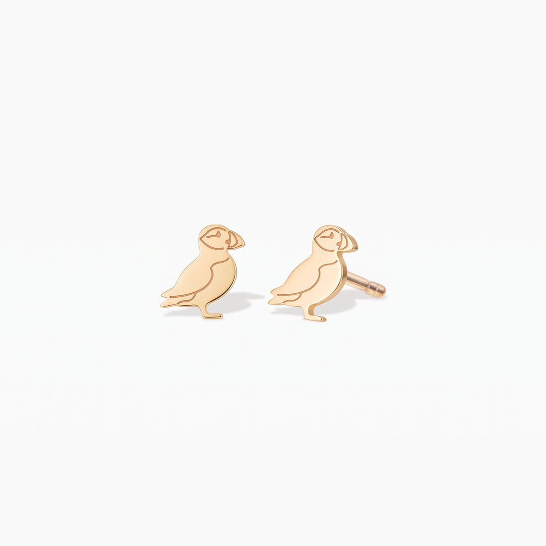Puffin Bird Stud Earrings