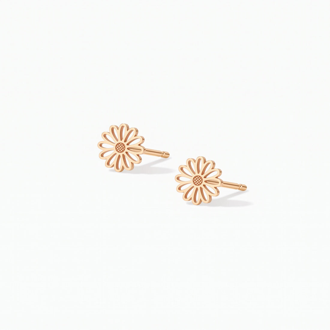 Daisy Flower Charm Stud Earrings