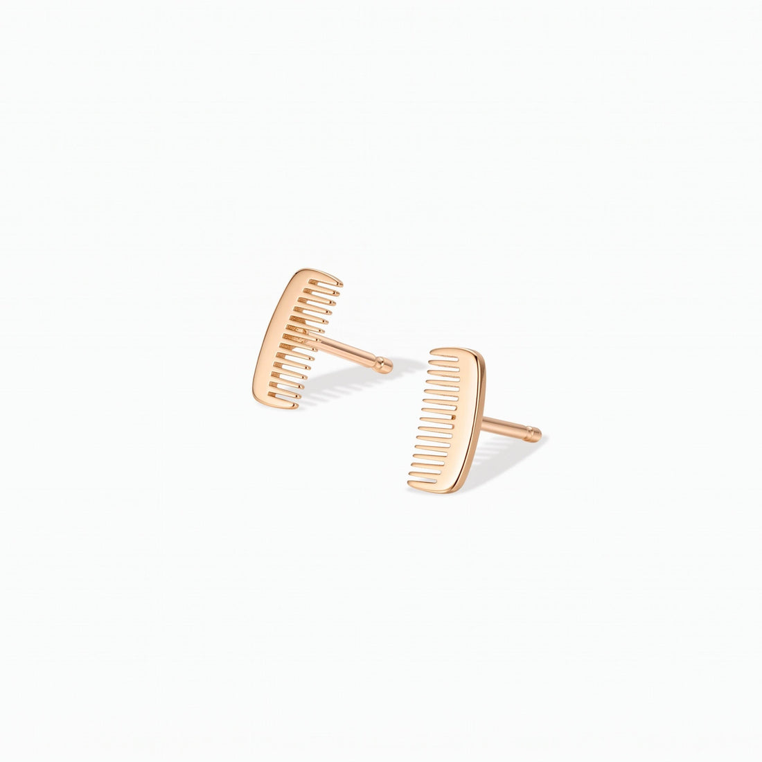 Hair Comb Charm Stud Earrings