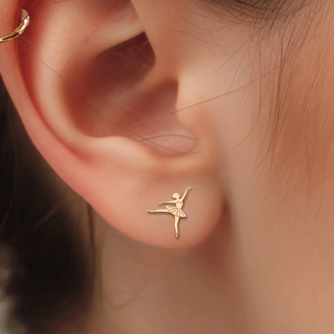 Ballerina Dance Stud Earrings