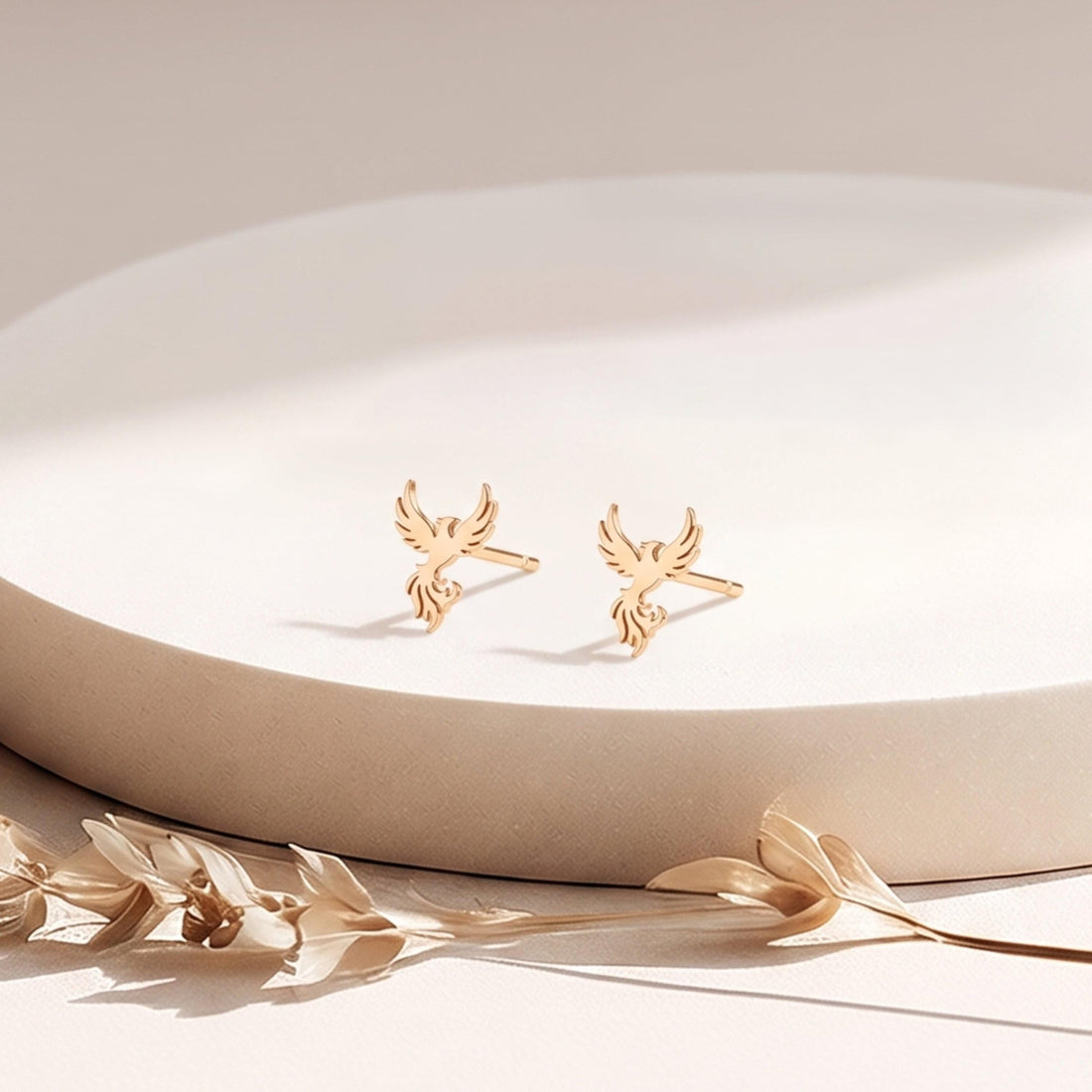 Phoenix Firebird Stud Earrings