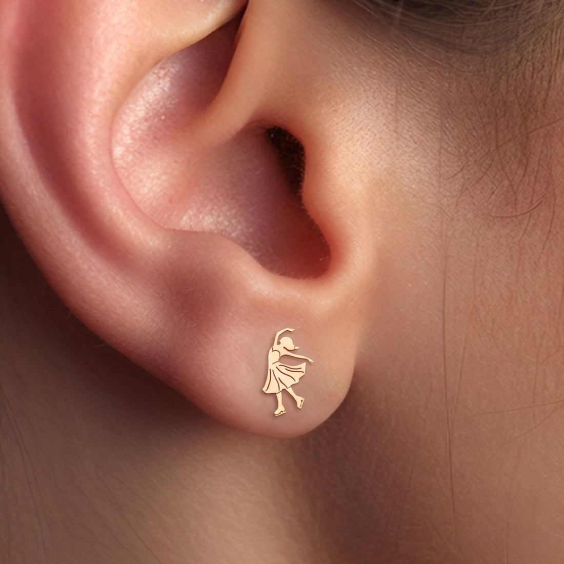 Ballet Dancer Stud Earrings
