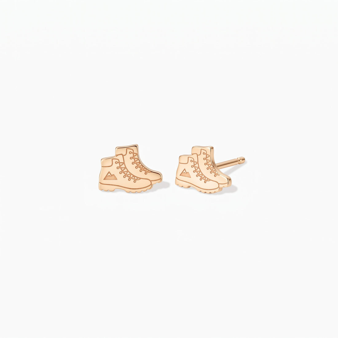 Hiking Boot Charm Stud Earrings
