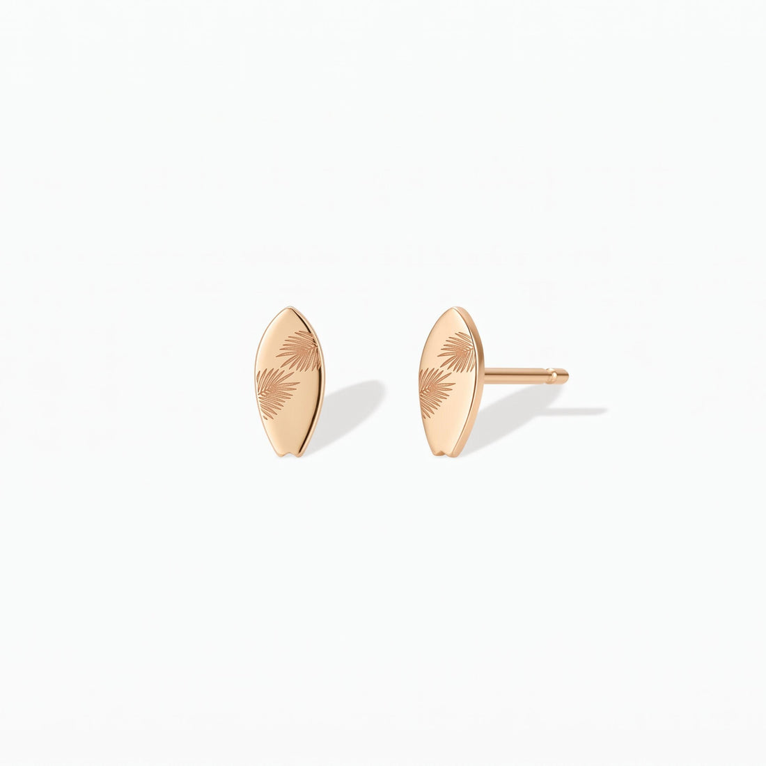 Surfboard Charm Stud Earrings