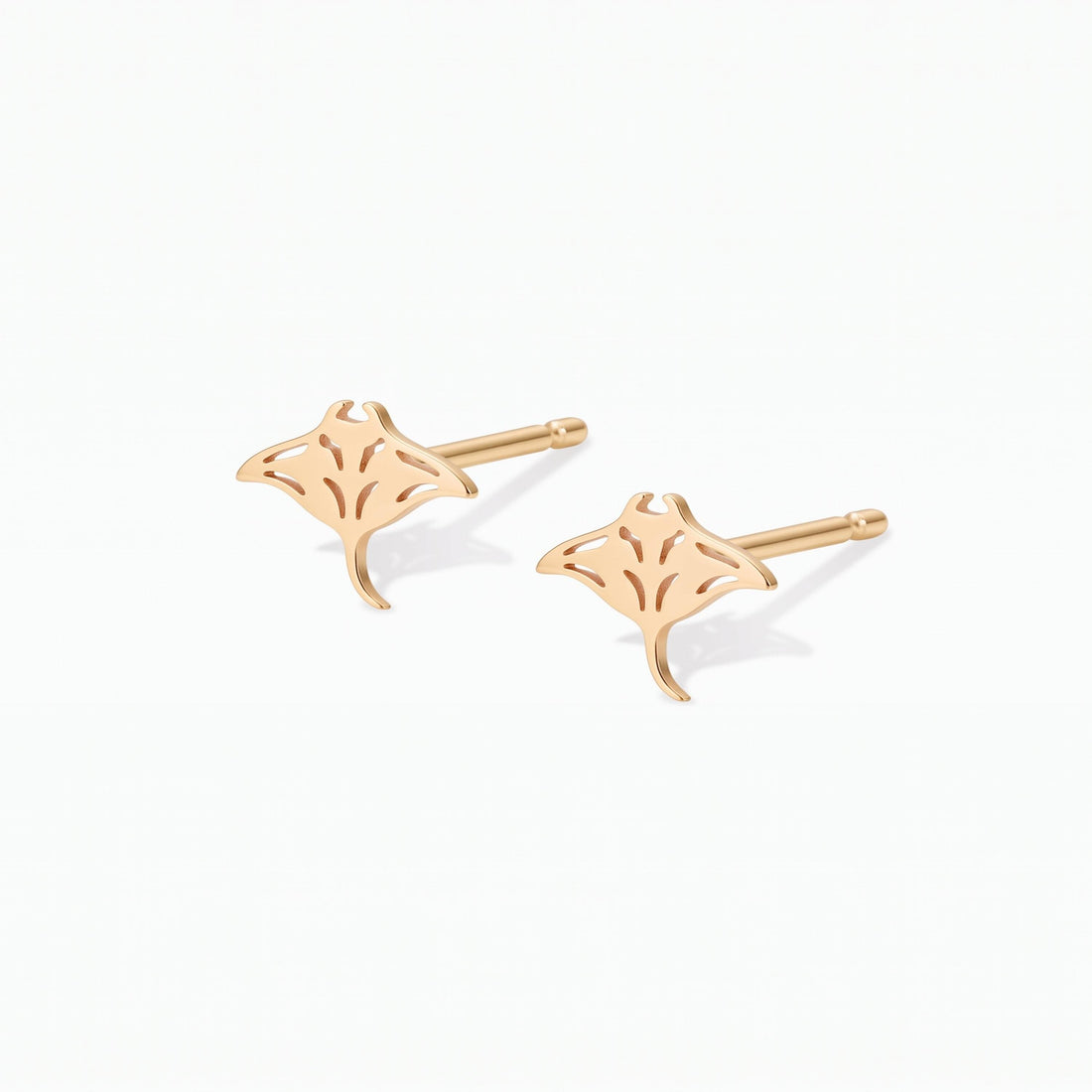 Manta Ray Stud Earrings