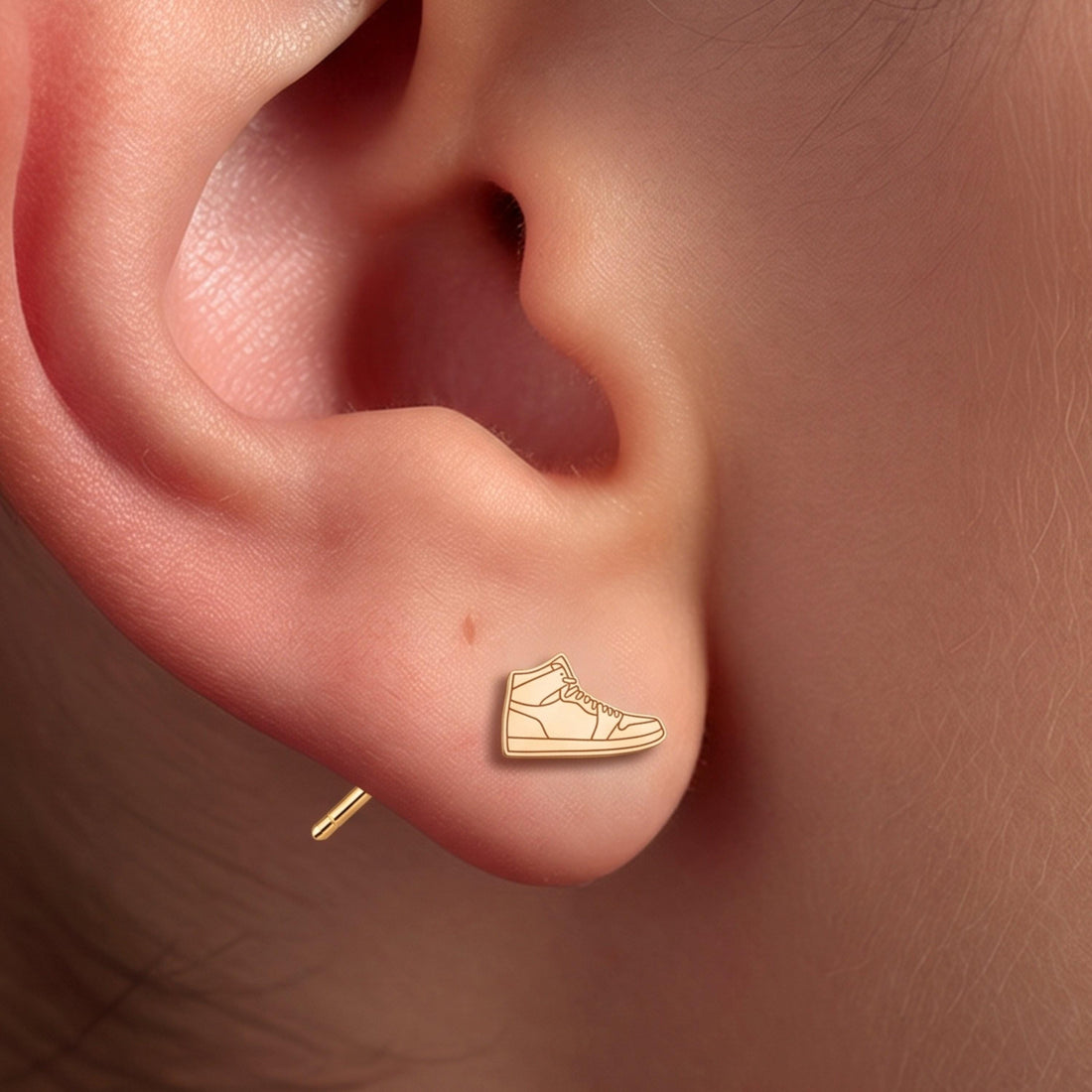 High Top Sneaker Stud Earrings