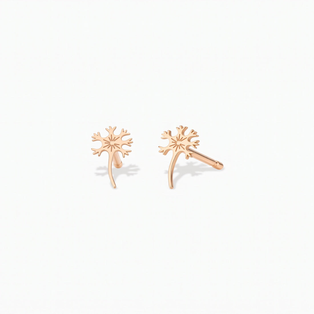 Neuron Charm Stud Earrings