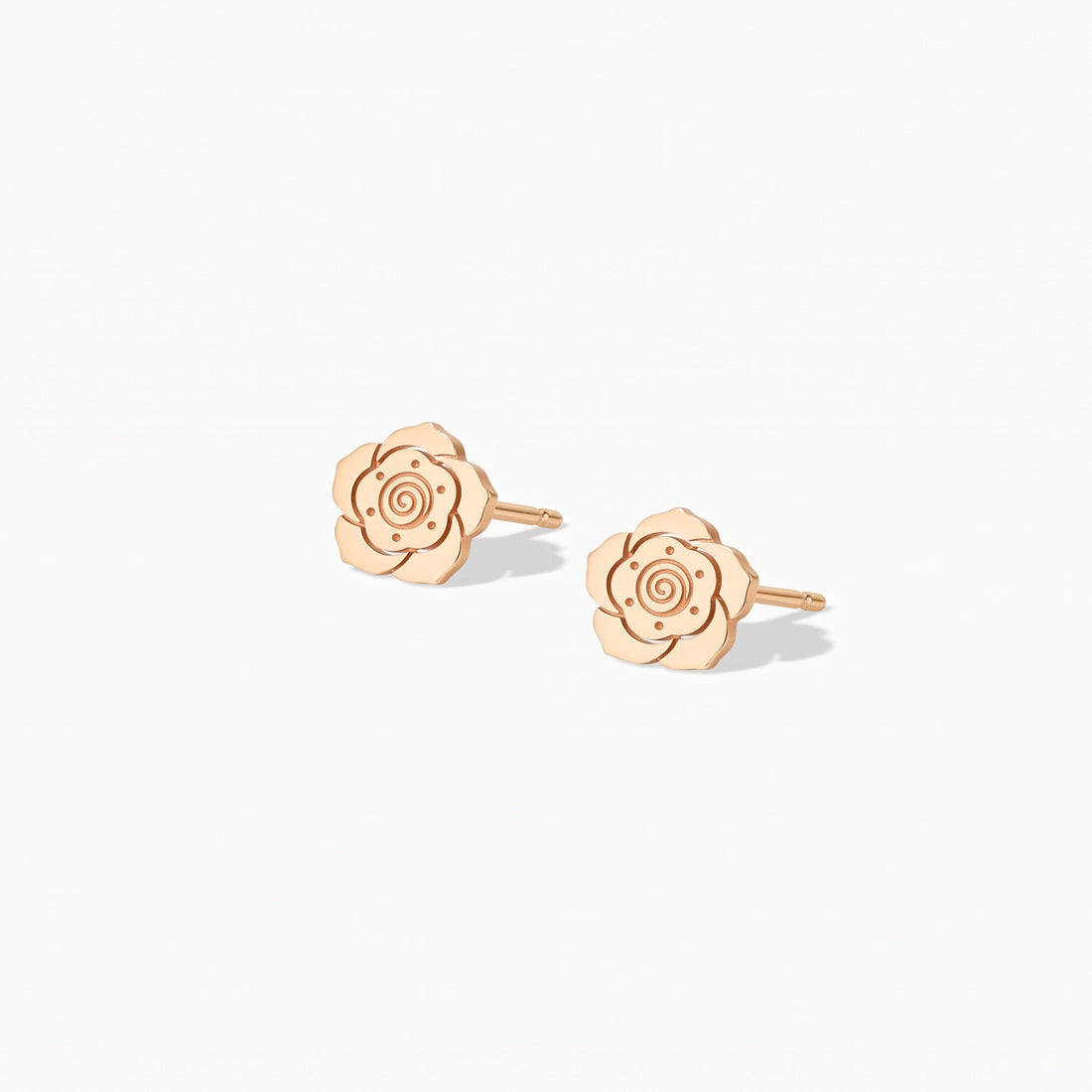Rose Blossom Stud Earrings