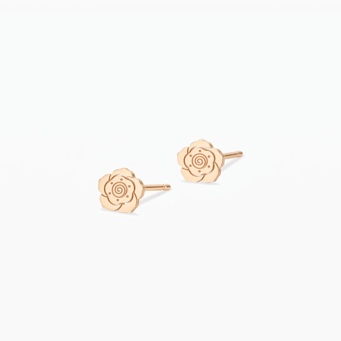 Rose Blossom Stud Earrings