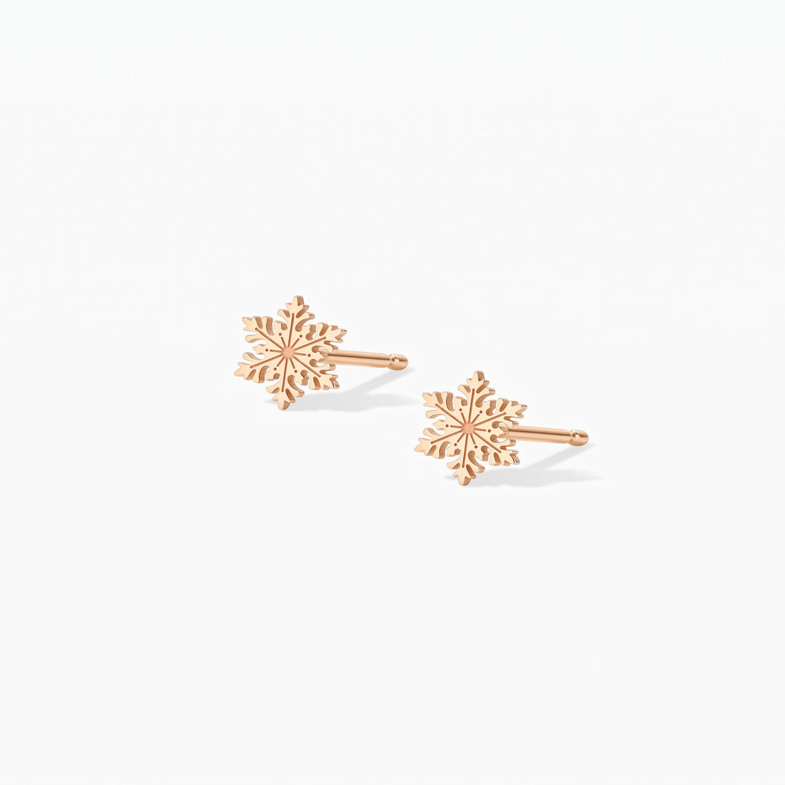 Snowflake Winter Stud Earrings