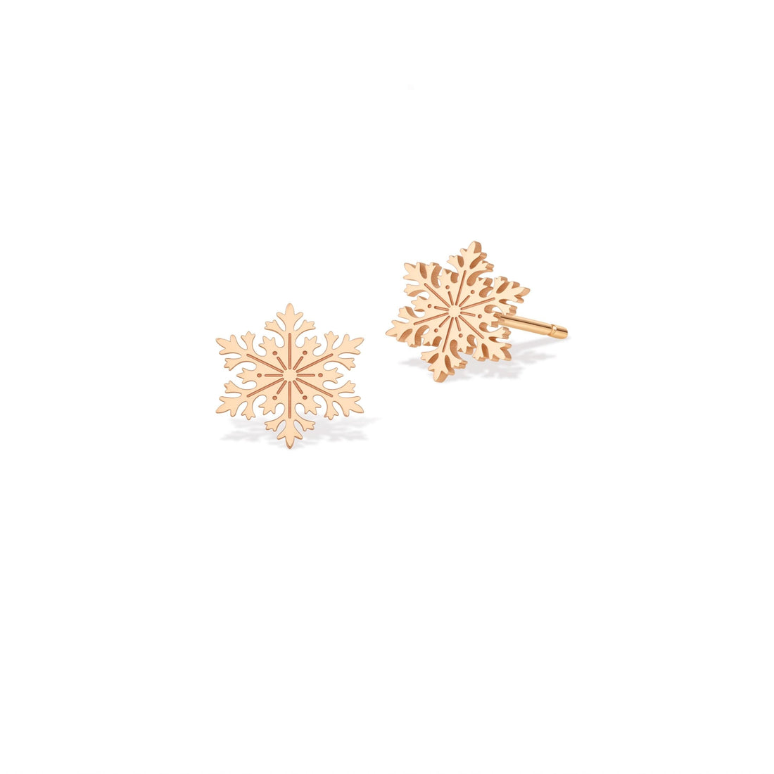 Snowflake Winter Stud Earrings