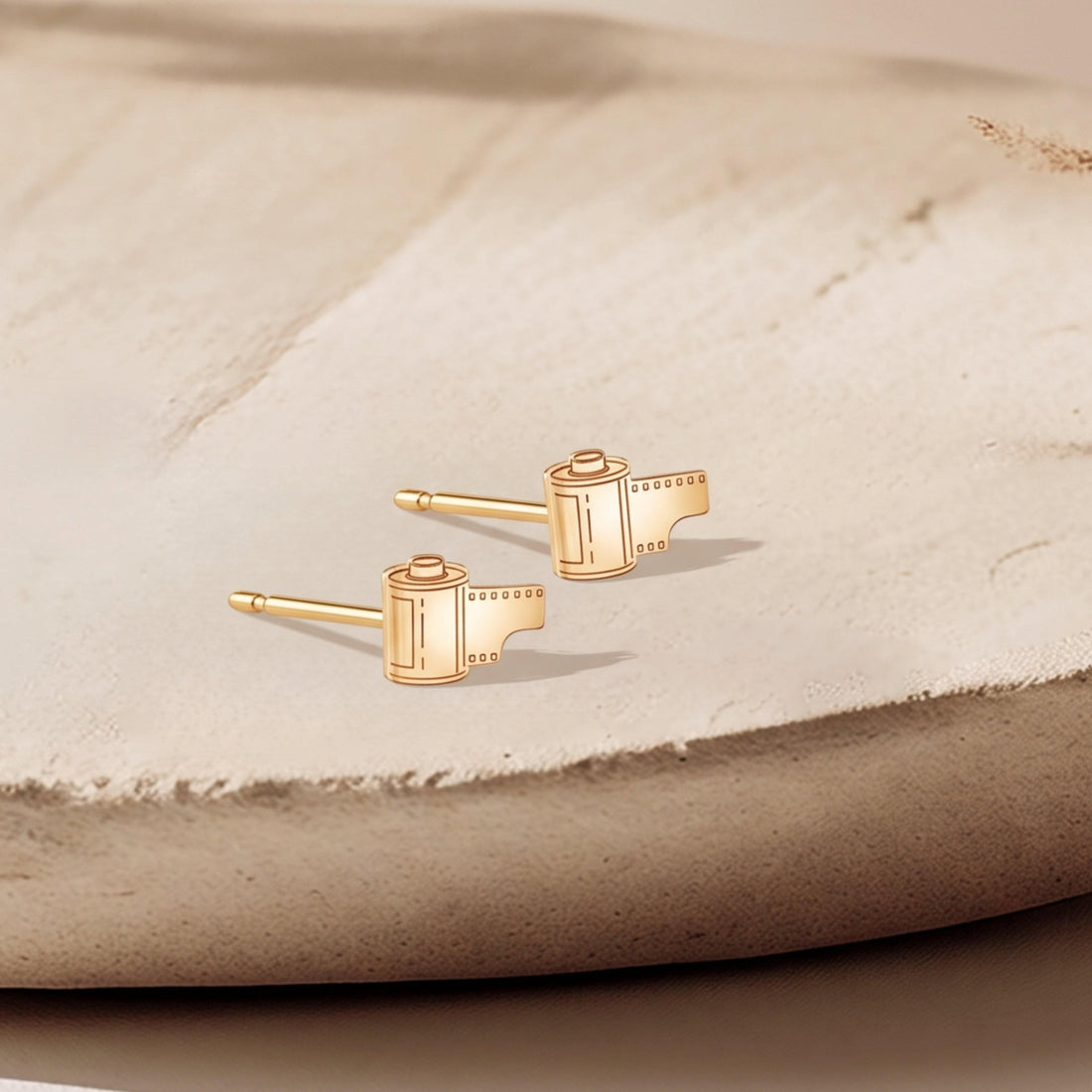Film Roll Photo Stud Earrings
