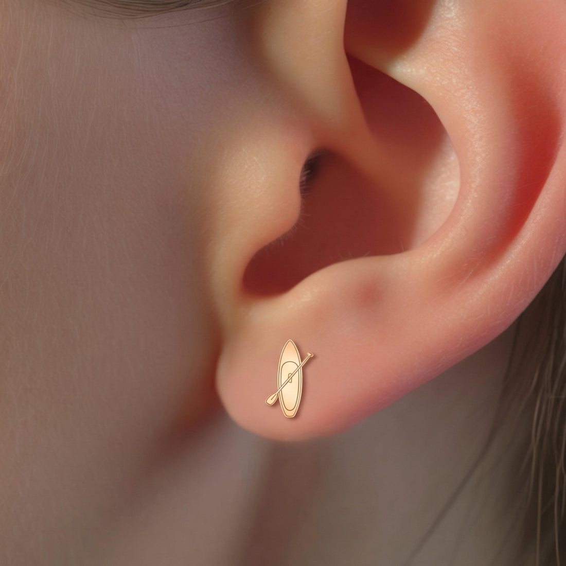Kayak Paddle Stud Earrings
