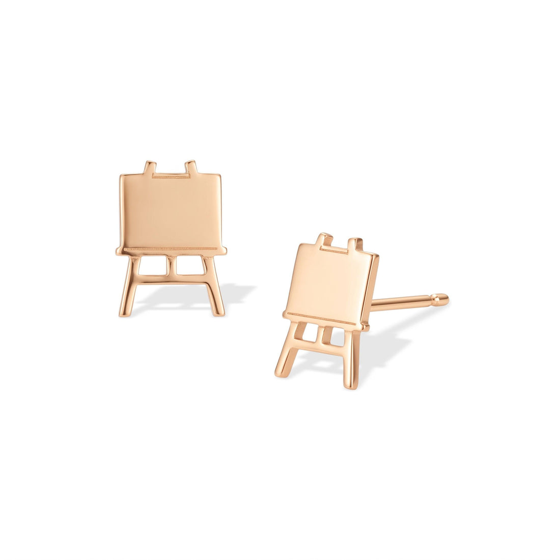 Art Easel Stud Earrings