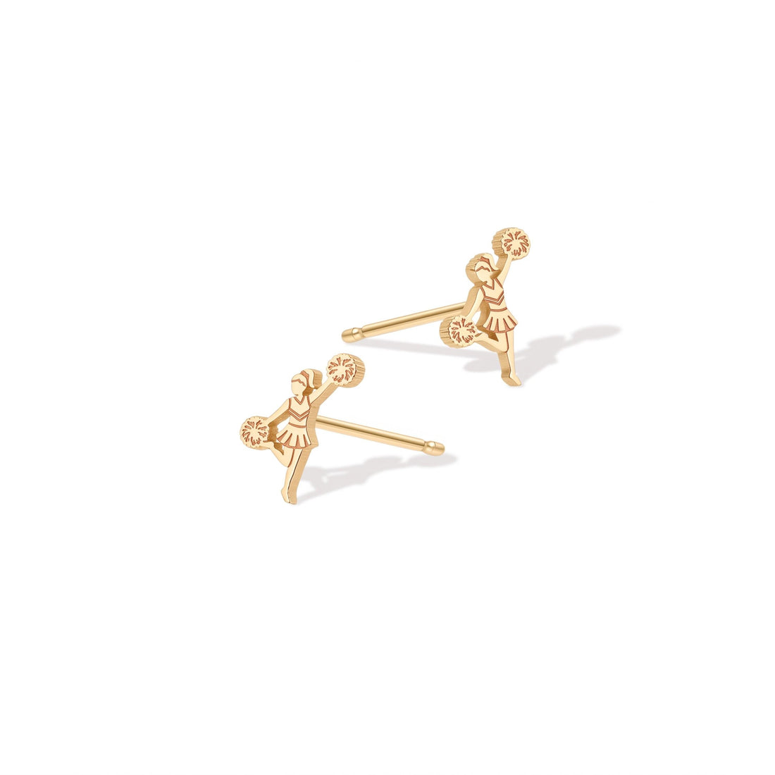 Cheerleader Pom Pom Stud Earrings