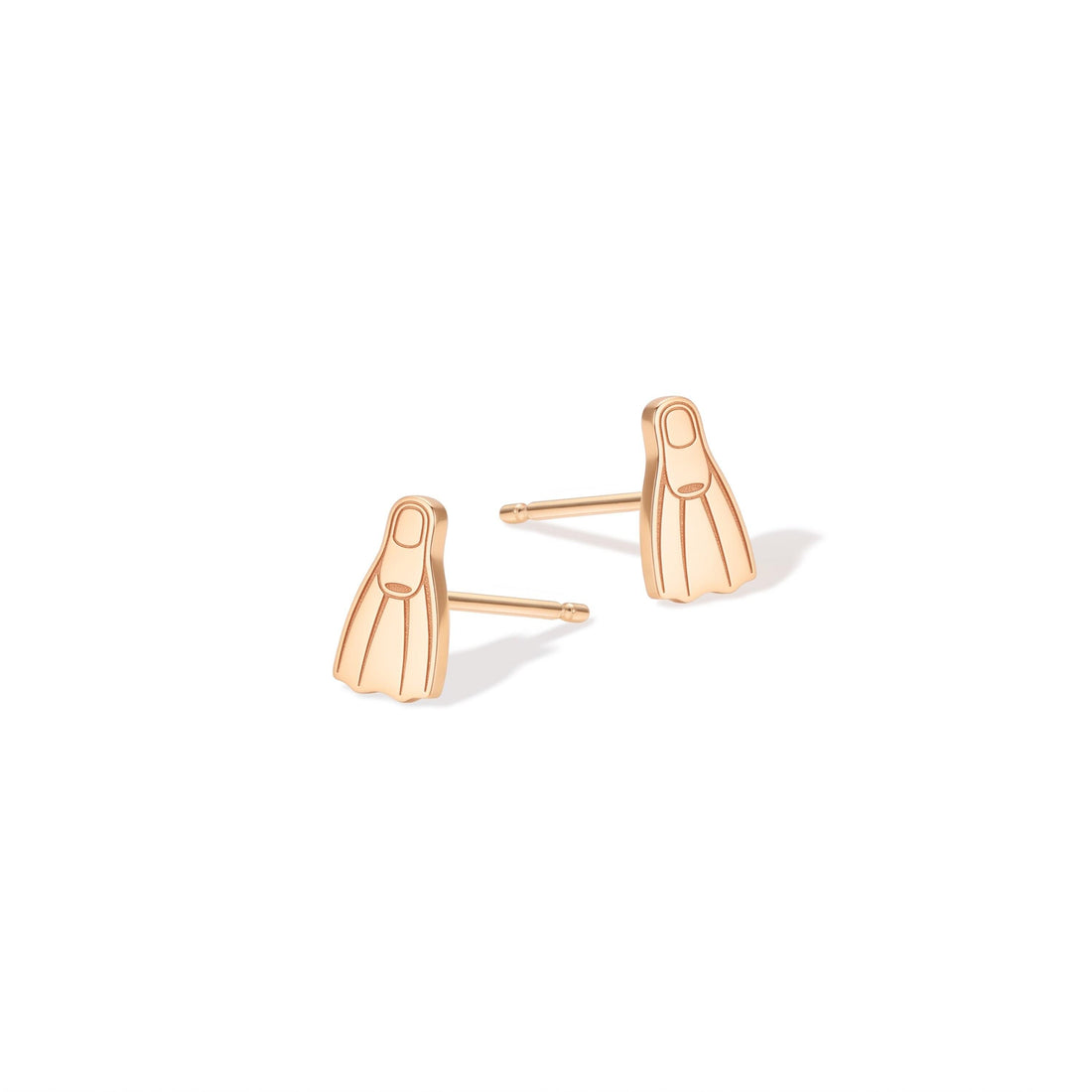 Diver Fin Stud Earrings