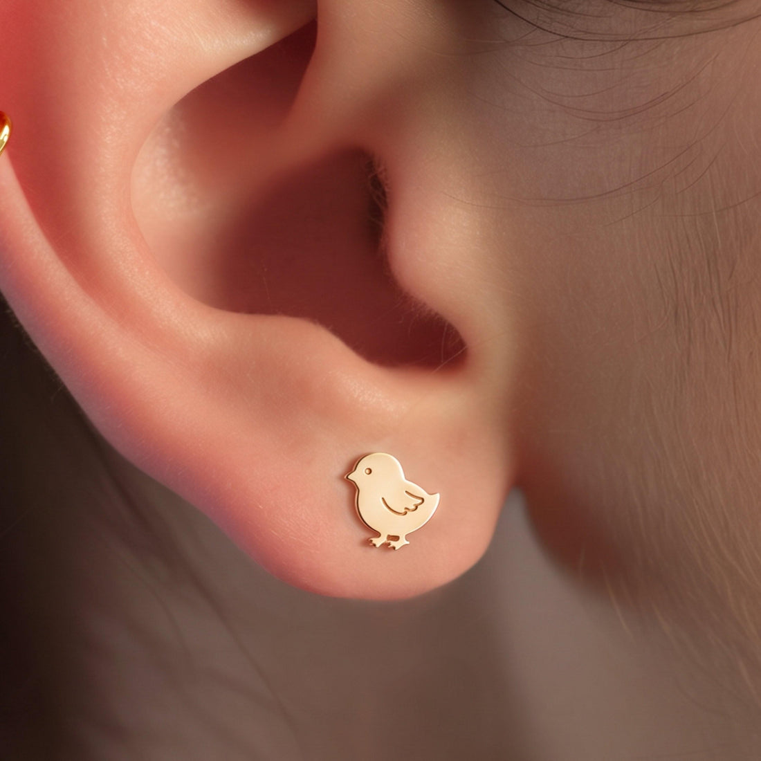 Baby Chick Stud Earrings