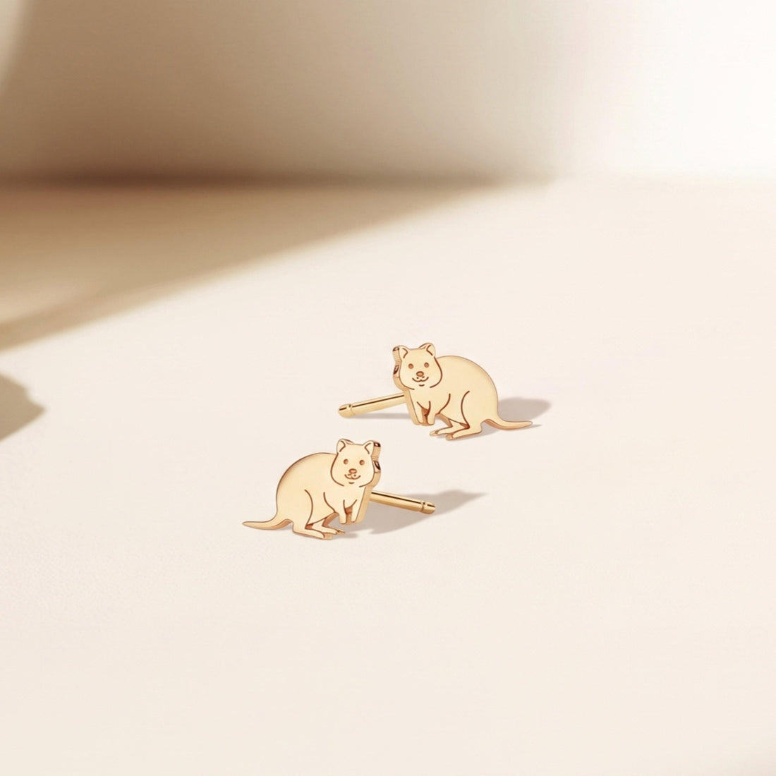 Sitting Kangaroo Stud Earrings