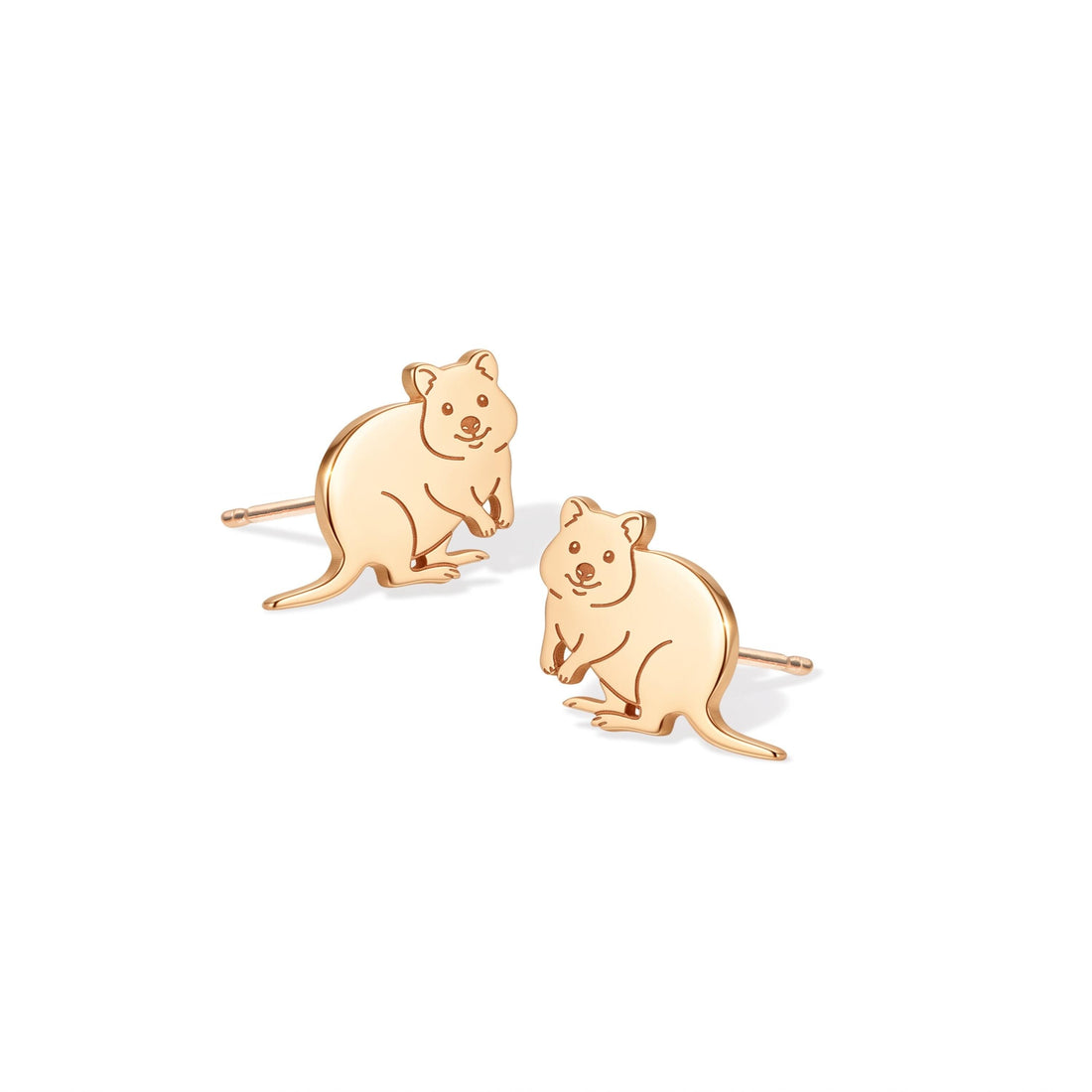 Sitting Kangaroo Stud Earrings